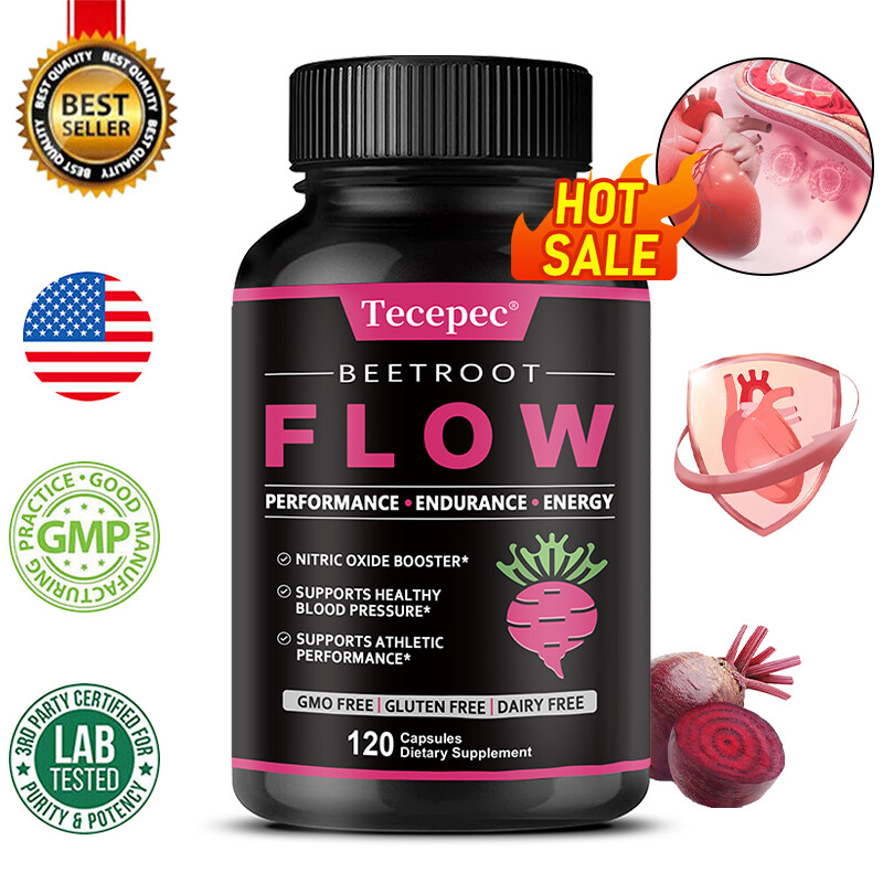 Organic Beet Root Powder Capsules 1300mg | 30 To 120 Caps | Herbal Extract