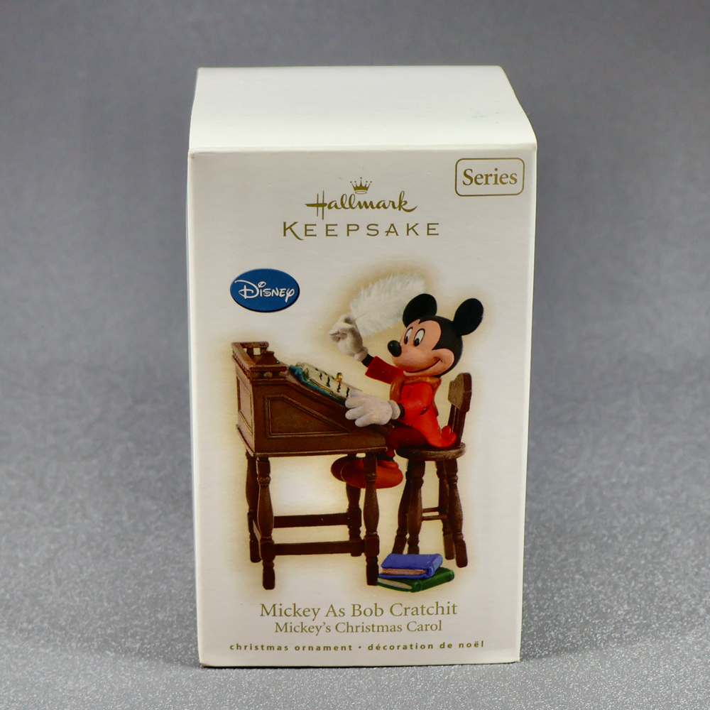 Hallmark 2009 Mickey Mouse as Bob Cratchit Christmas Carol Ornament