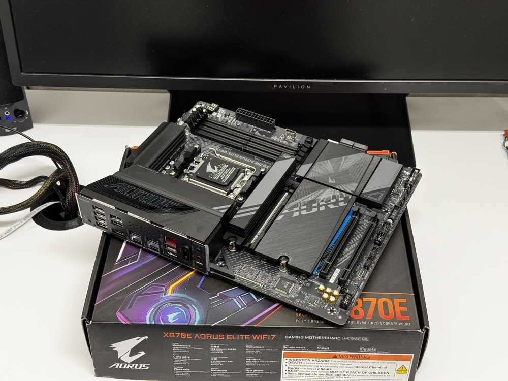 GIGABYTE X870E AORUS ELITE WIFI7 AM5 DDR5 ATX Tested Premium