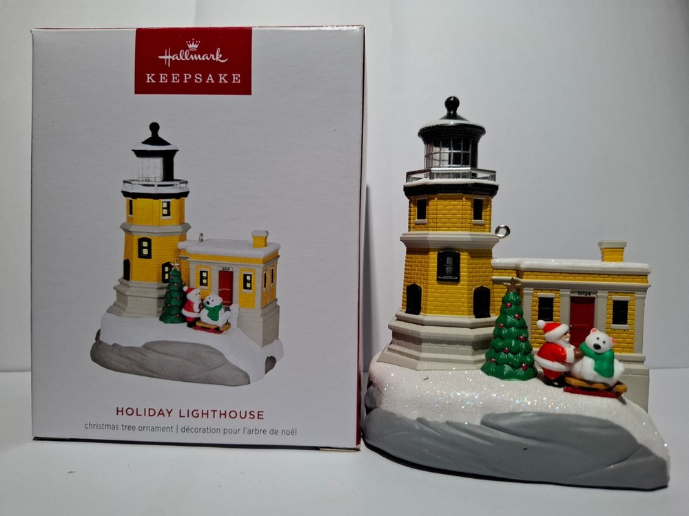 2024 Hallmark HOLIDAY LIGHTHOUSE #13 In Series Magic Ornament *NIB* FREE SHIP US