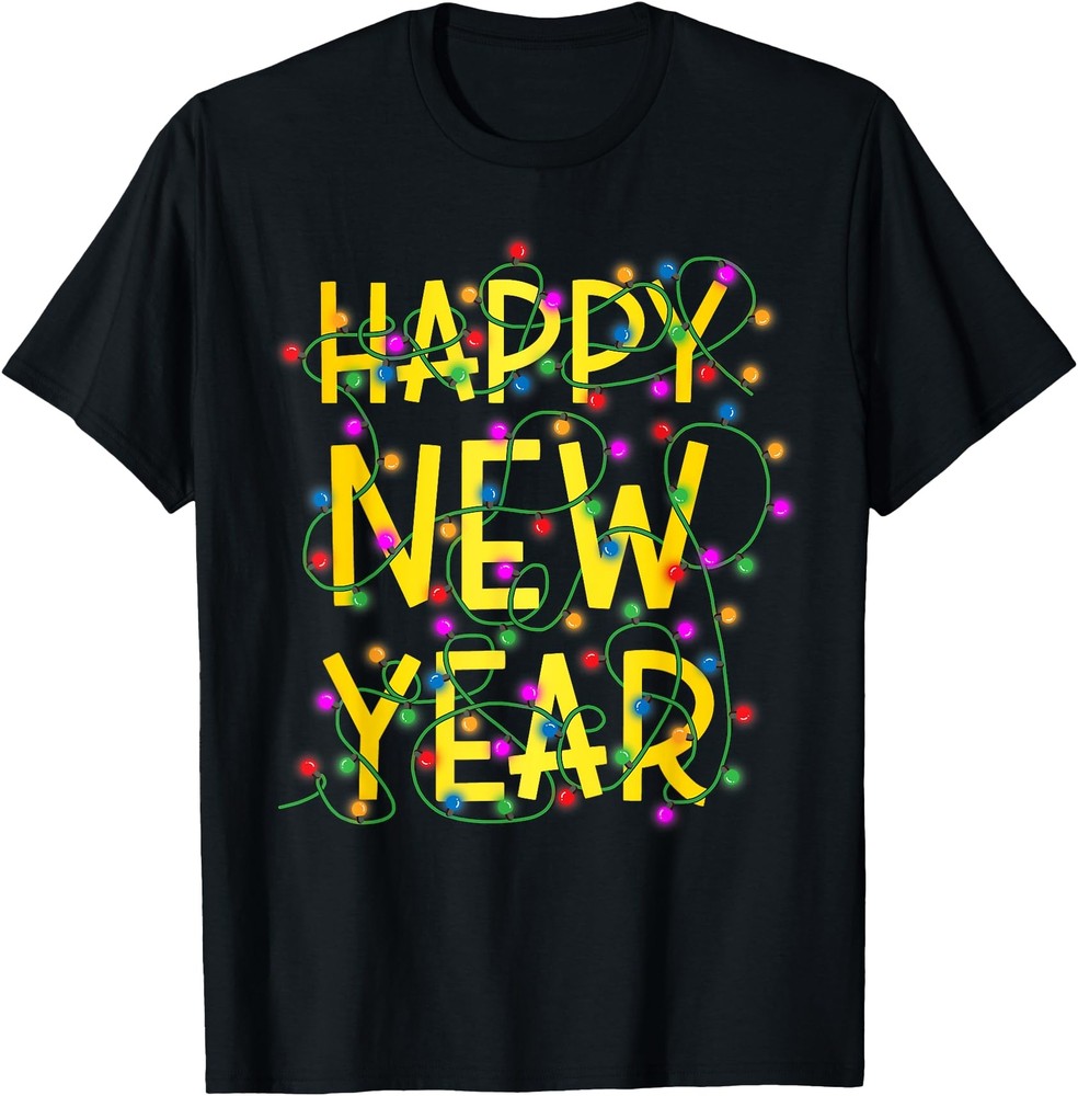 Happy New Year 2025 Party Supplies 2025 Family Matching Xmas T Shirt Men