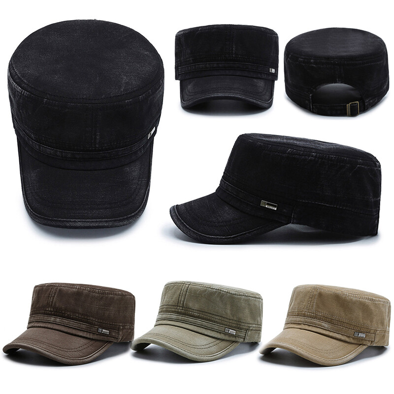 Adjustable Army Cadet Military Cap Hat Patrol Combat Hunting Cotton Cap Hat