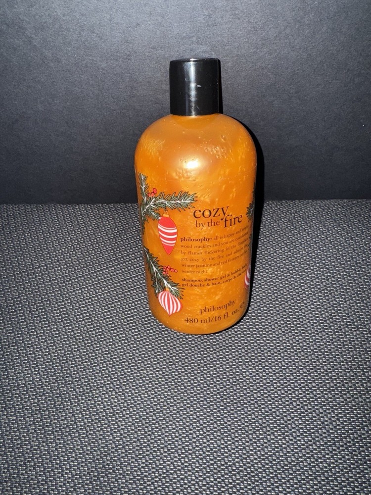 PHILOSOPHY 3 IN 1 Shampoo Shower Gel Bubble Bath 16 fl oz Each Cody By The Fire