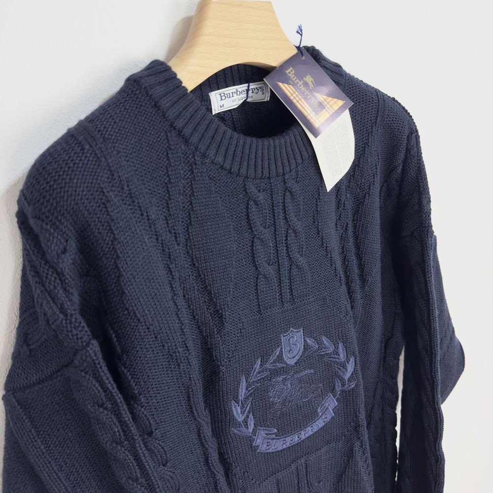 Burberry knit sweater Men's Fashion from Japan