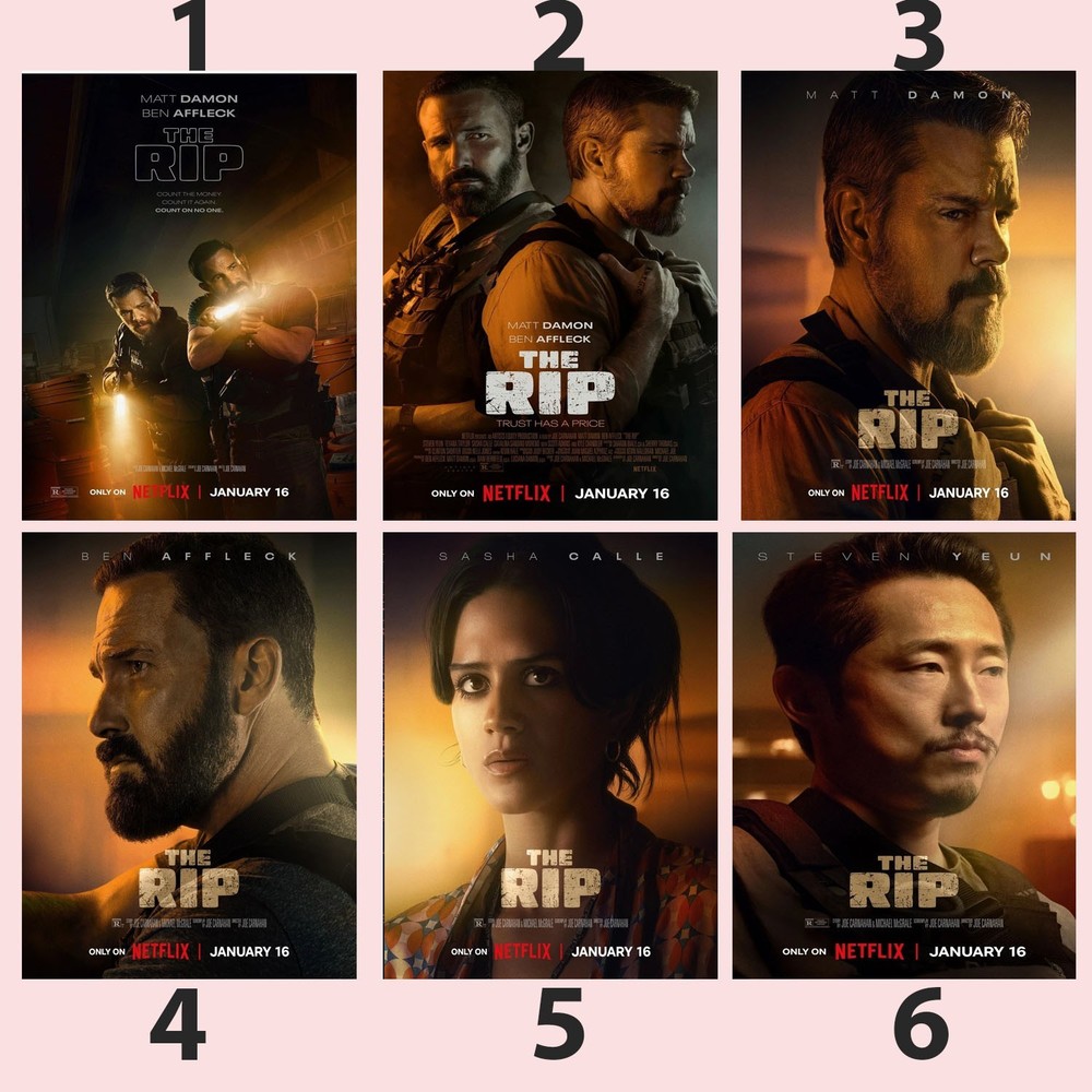 The RIP Action Crime Movie Poster January 2026