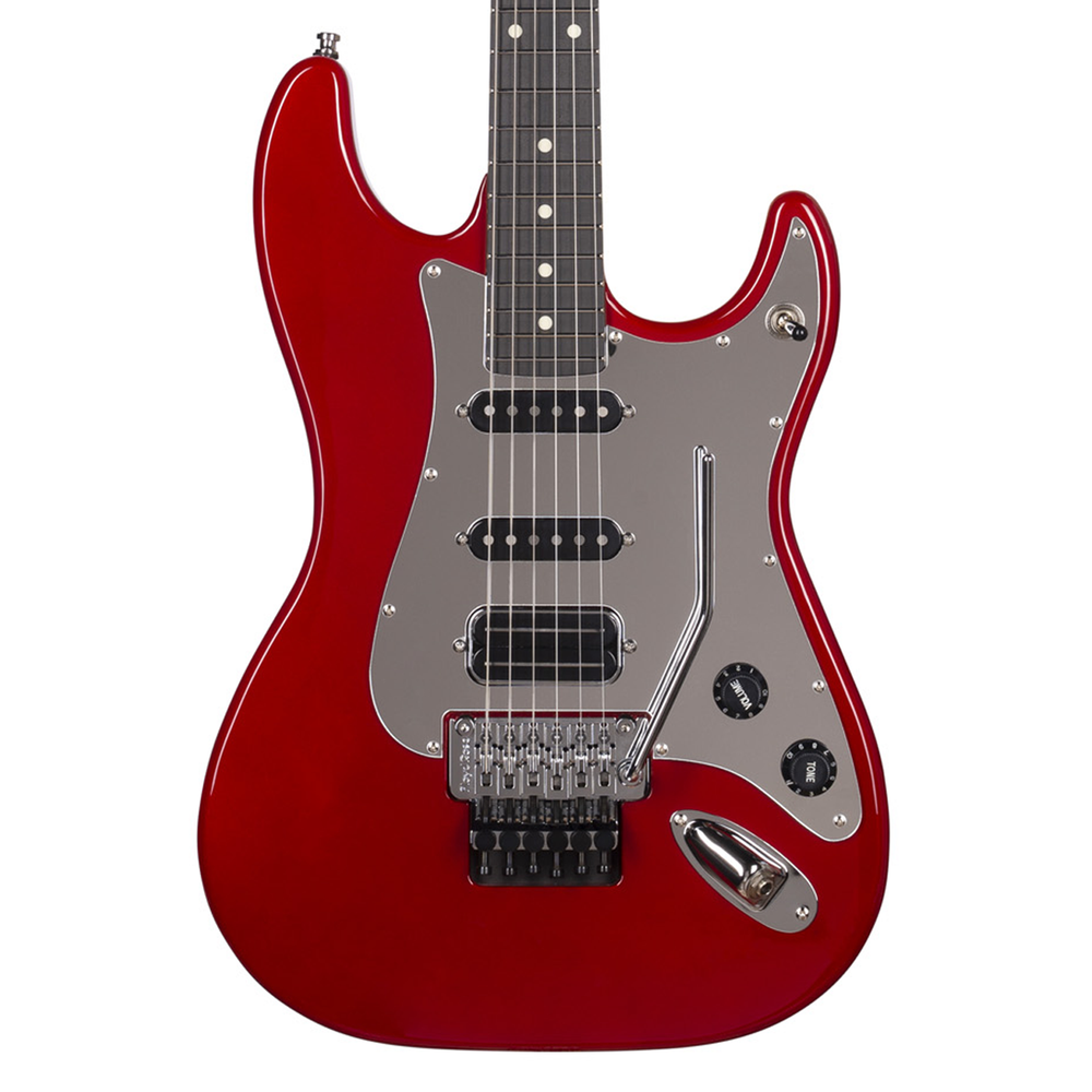 Godin LERXST Alex Lifeson Signature LTD Guitar with Floyd Rose in Grace Red