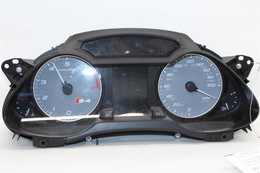 2010 Audi S4 MPH Speedometer Gauge Cluster with Navigation 200MPH Used