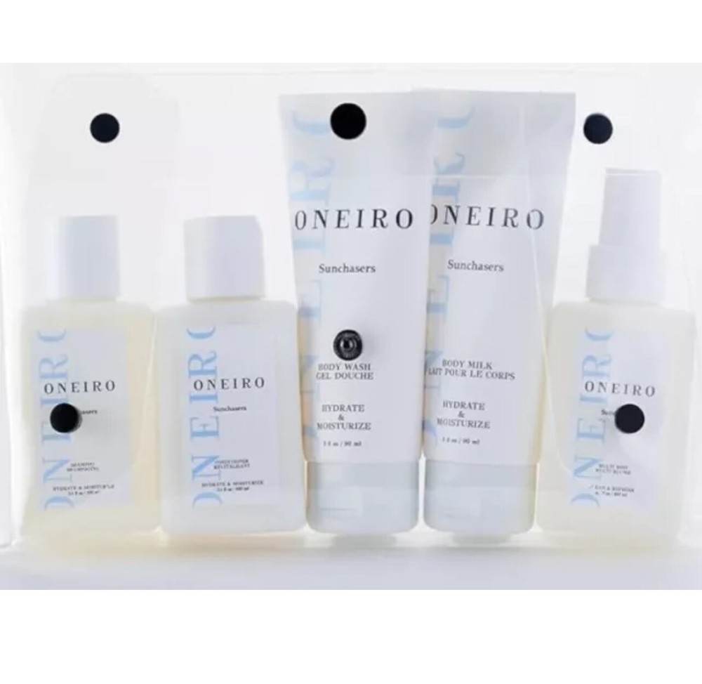 ONEIRO Sunchasers Travel Kit Ready Clean & Vegan Personal Care New/Sealed