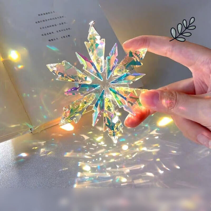 2025 Crystal Snowflake Christmas Ornament Pendant – Annual Edition Star⭐