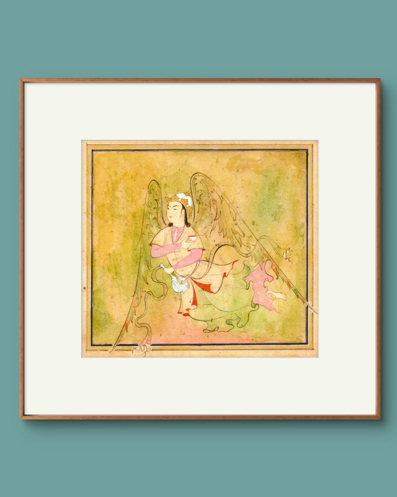 Art Print Persian Miniature Painting Small Size Wall Decor Unframed Print Poster