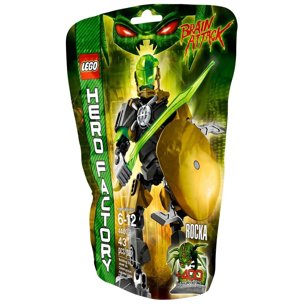 LEGO Hero Factory Rocka Brain Attack Building Set 44002