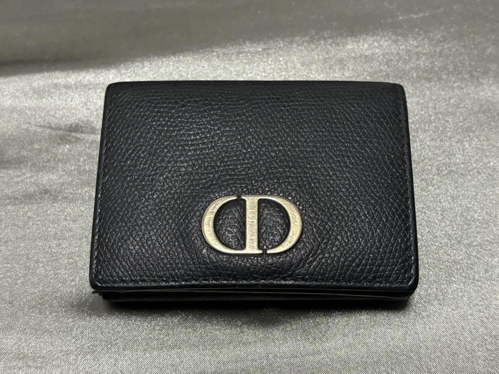 Dior CD Wallet in Black Luxury Brand Design