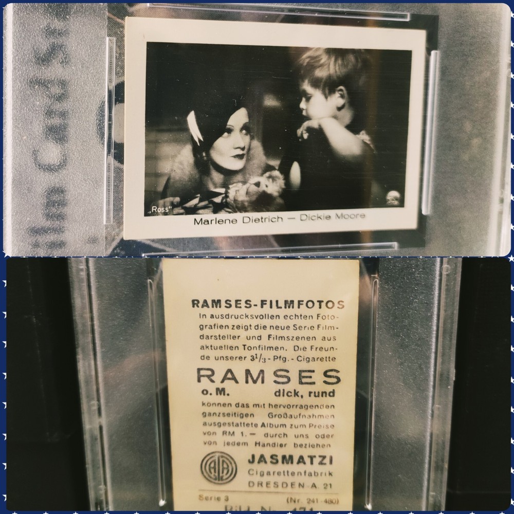 1933 Jasmatzi Ramses (Germany) Marlene Dietrich PSA 6 WWII Spy Actress