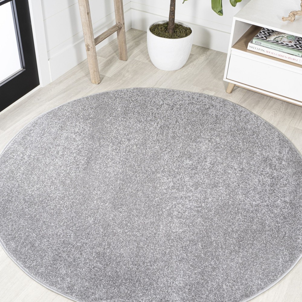 Jonathan Y 8x8 Grey Polypropylene Supersoft Lighting SEU100-8R