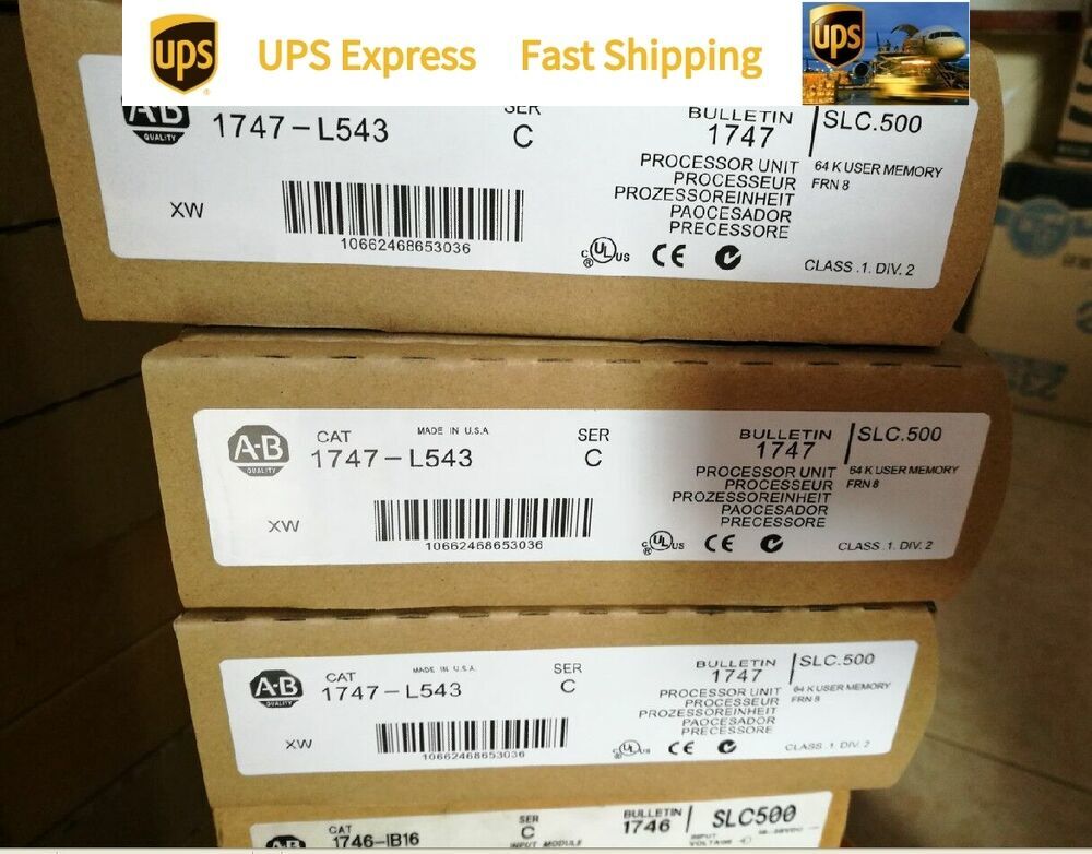 1747-L543 New Factory Sealed AB 1 YEAR WARRANTY FAST DELIVERY 1PCS VERY GOOD-image