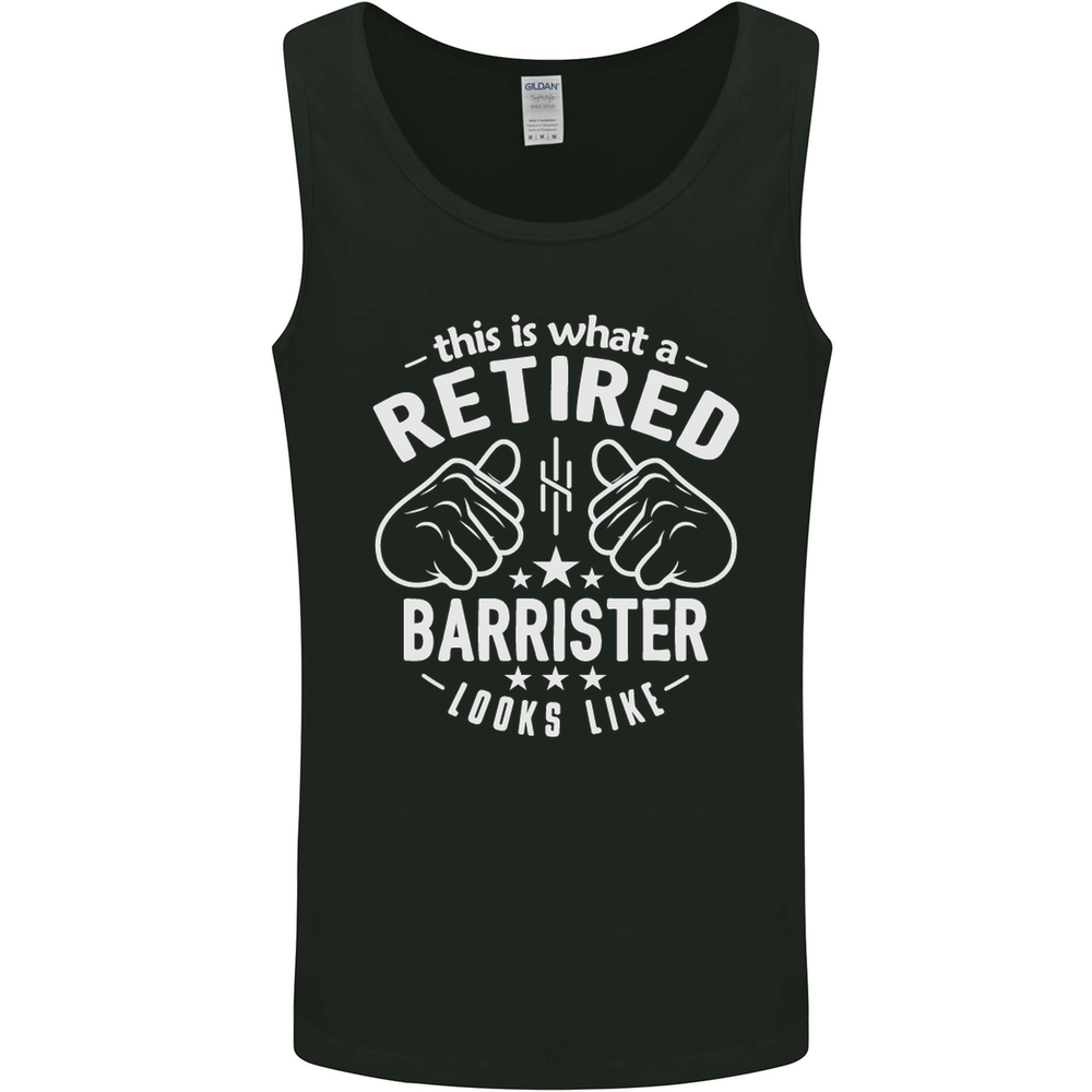 This Is What a Retired Barrister Looks Like Mens Vest Tank Top