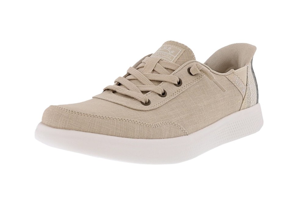 SKECHERS WOMEN'S SLIP-INS: BOBS SKIP CUTE-B CUTE TRIM 114811/NAT WALKING SHOES