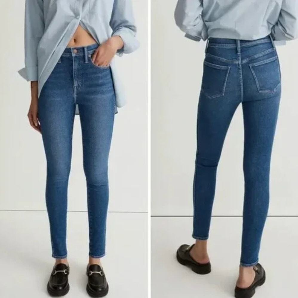 Madewell 10-Inch High-Rise Skinny Jeans in Eardley Wash Size 29