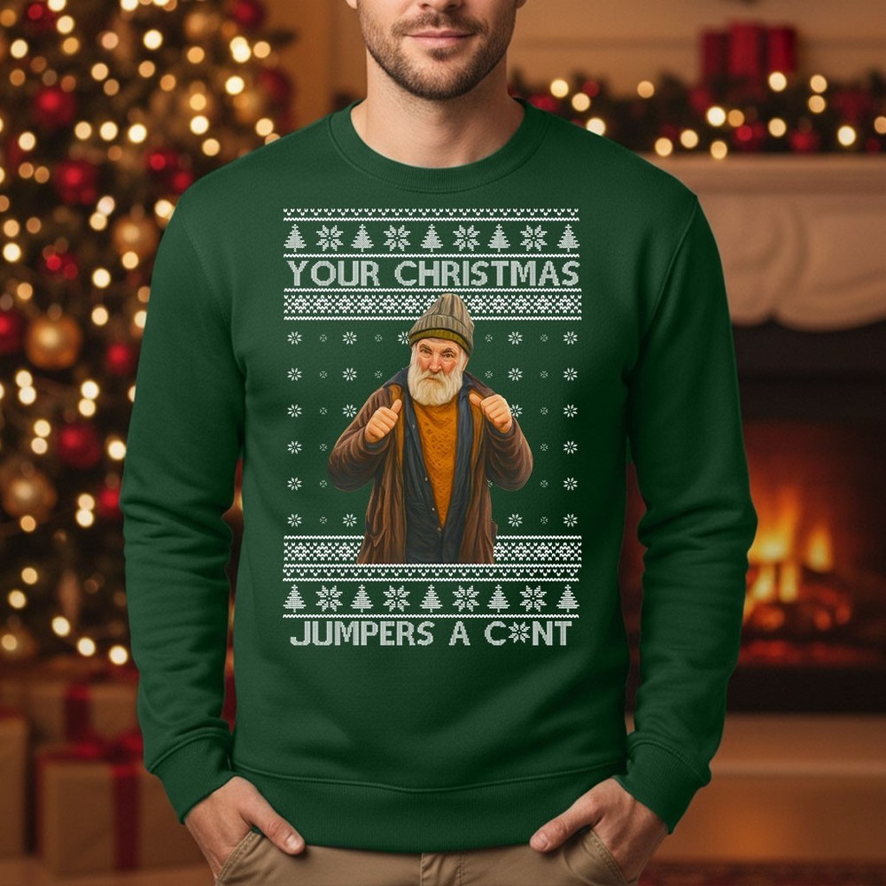 Jim Farmer Brassic Funny Christmas Jumper Printed Farming Lover Xmas Sweatshirt