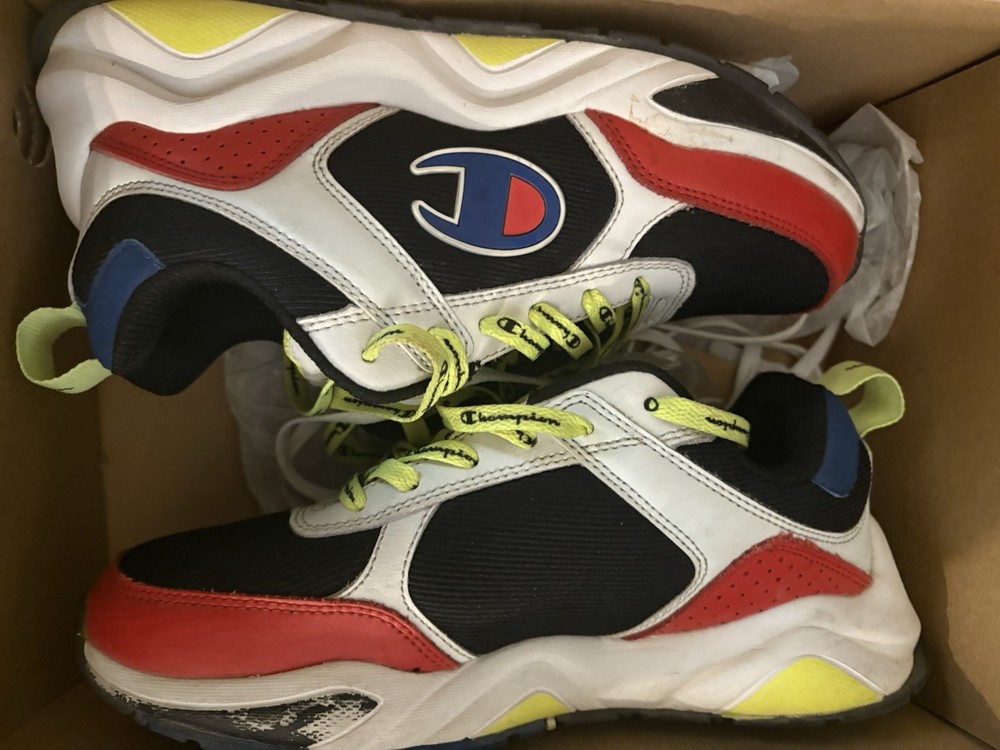 CHAMPION 93 EIGHTEEN COLOR BLOCK  SZ 6Y SNEAKERS SHOES MULTI-COLO CHAMPION SHOES