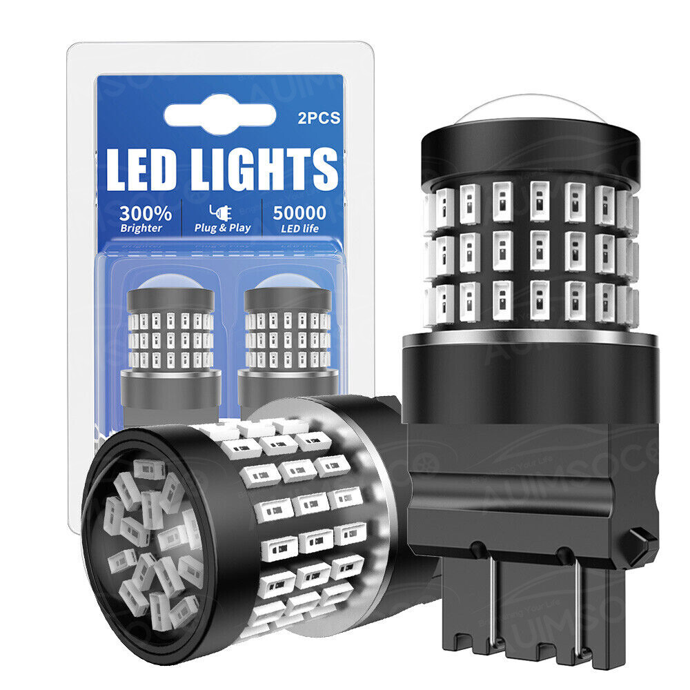 2000-2007 Chevy Silverado 1500 3157 3056 Red LED Brake Stop Tail Light Bulb