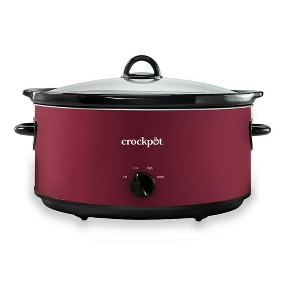 8-Quart Manual Slow Cooker for Rhubarb and More