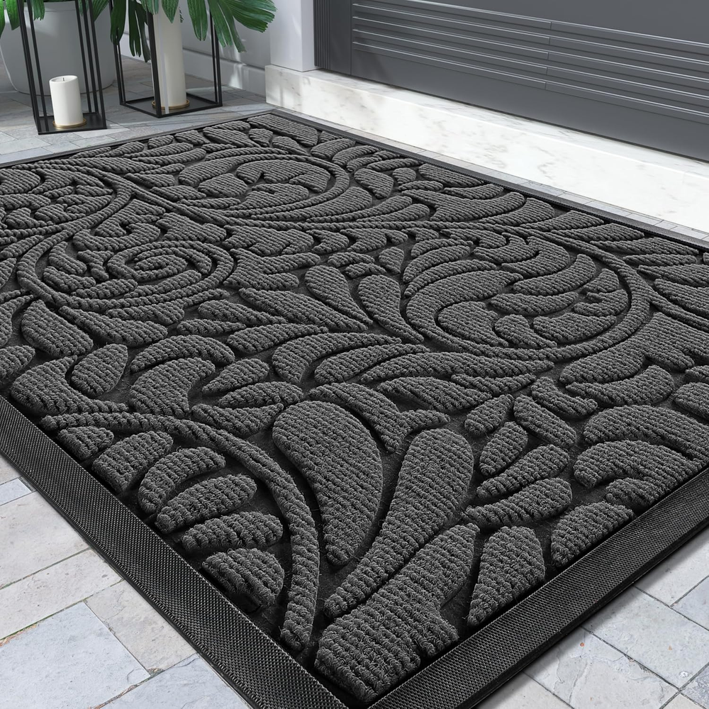 Sturdy Door Mat, Heavy Duty Front Welcome Mats for Home Entrance Outdoor Indoor,