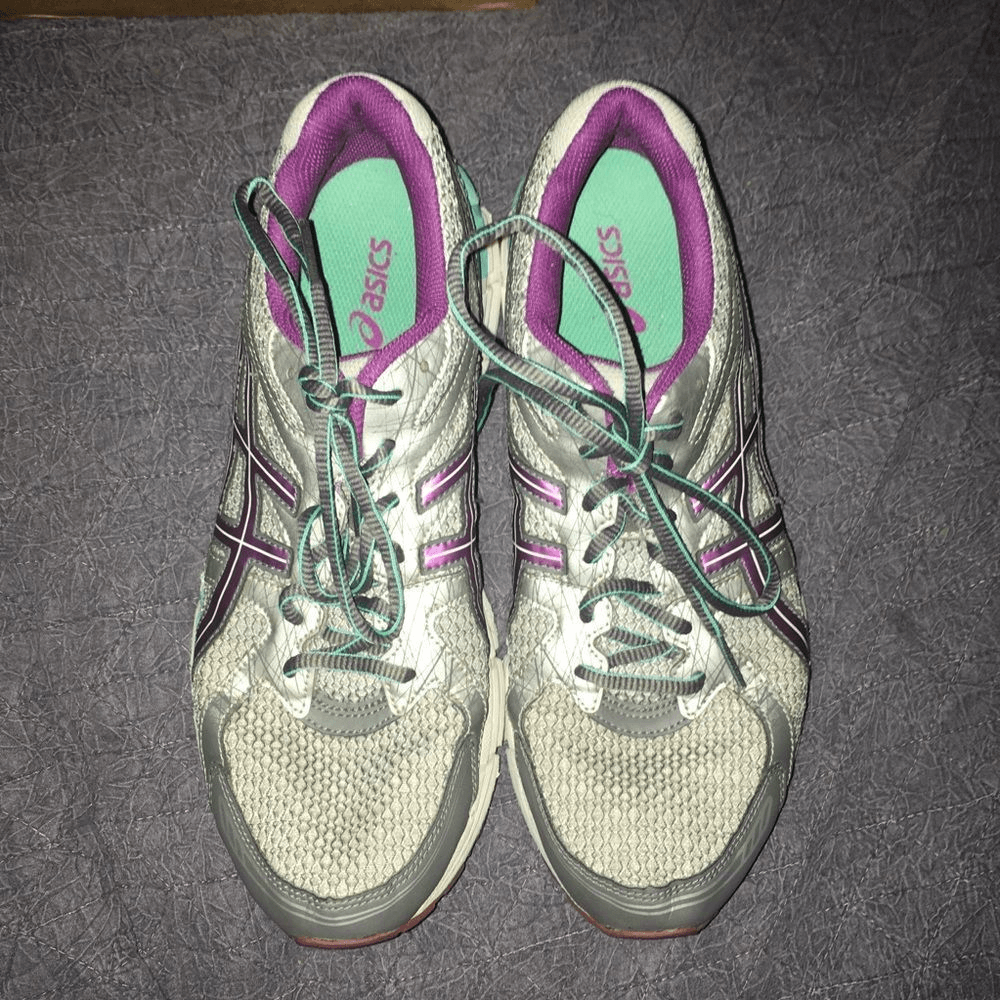 ASICS athletic sporty basics sneakers tennis shoes