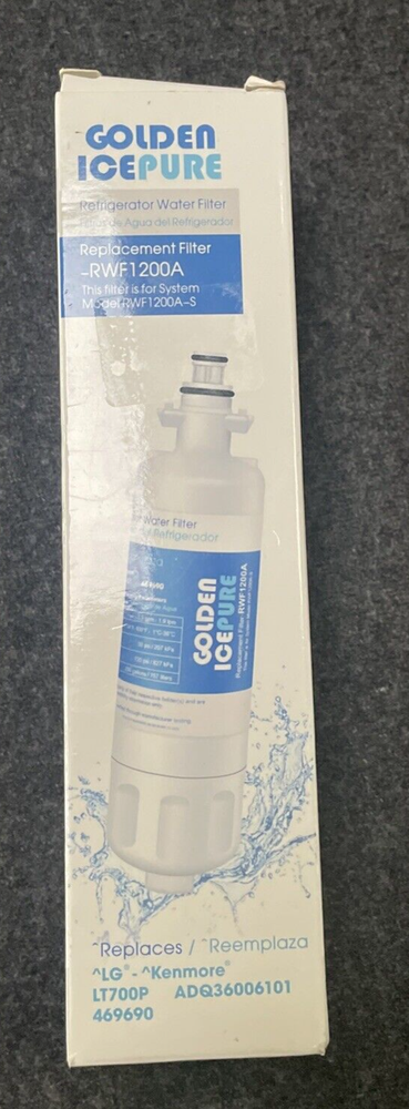 Golden IcePure RWF1200A Refrigerator Replacement Water Filter NEW