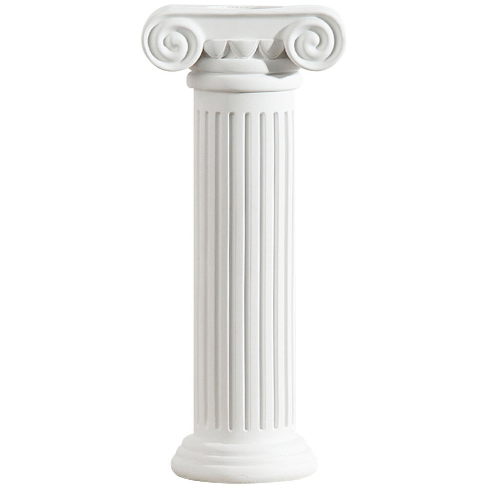Small Plaster Column Roman Vase Nursery Production Decoration Balcony