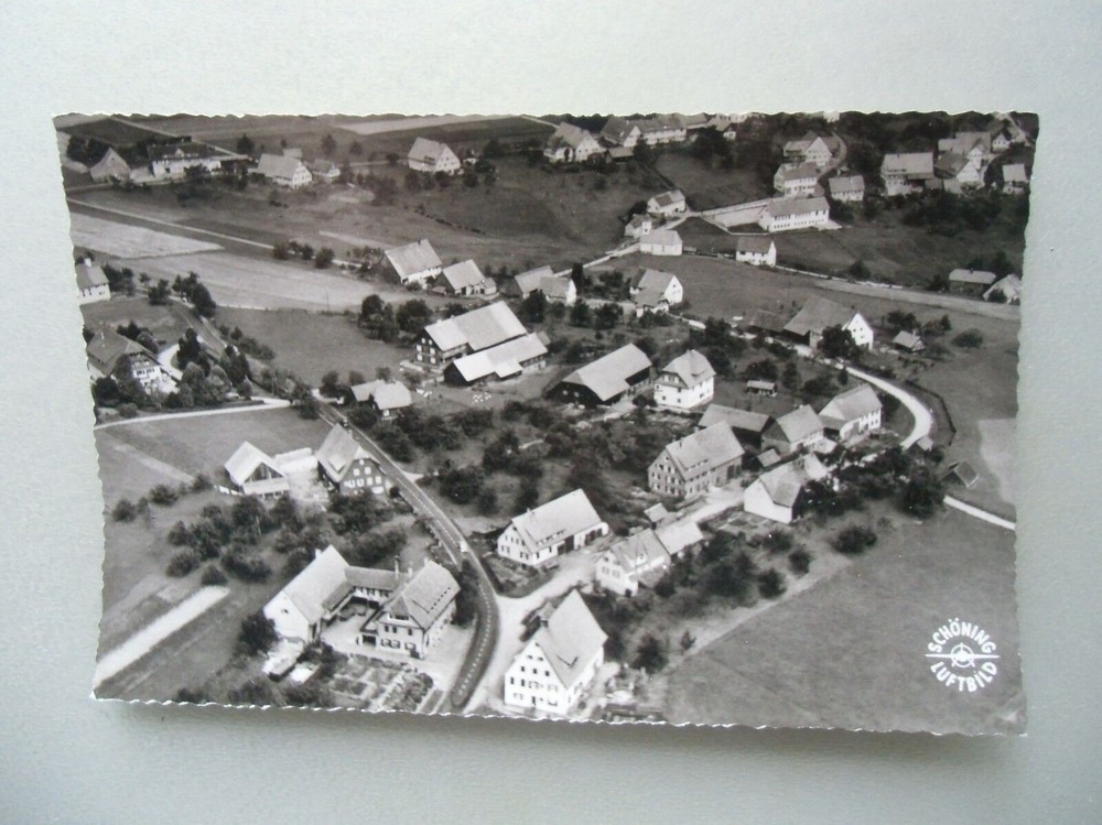 Ansichtskarte Besenfeld im Schwarzwald 50er?? Luftbild (I)