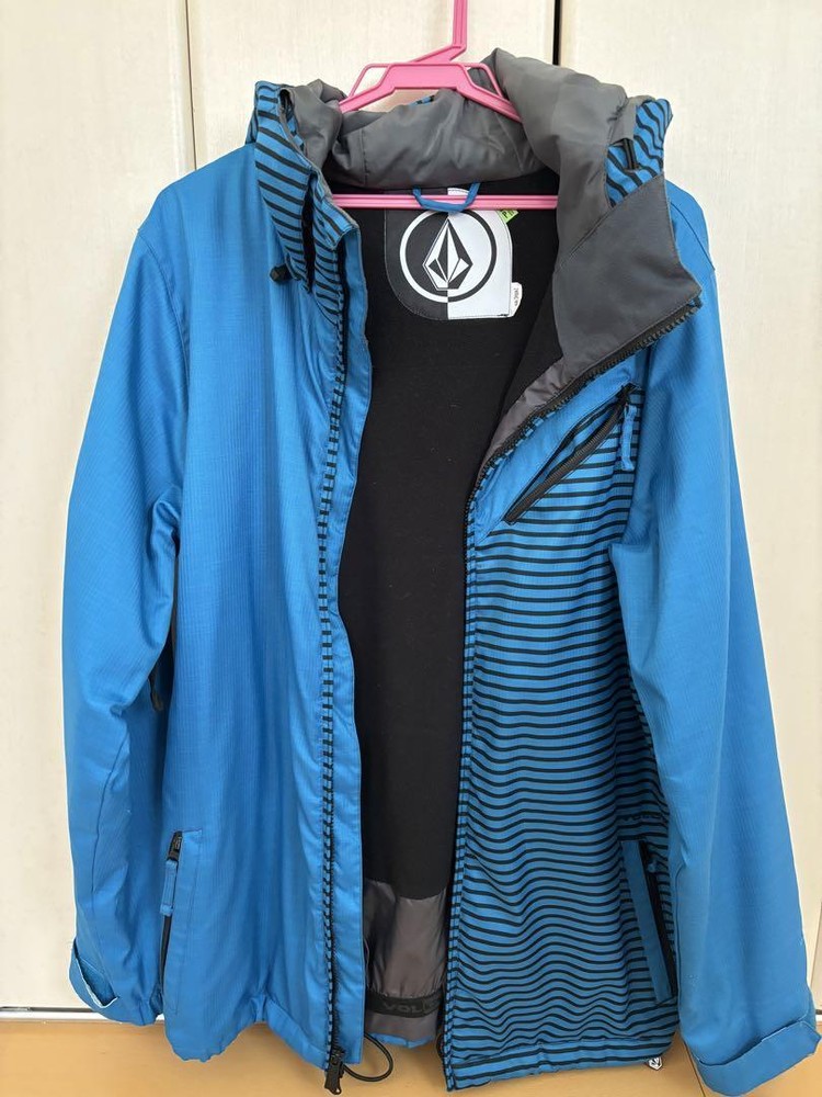 Volcom Snowboard Jacket Mens Size S Blue