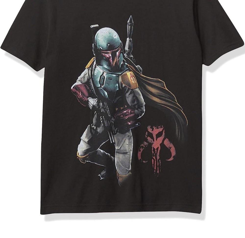 STAR WARS Big & Tall Mandalorian Warrior Men's Tops Short Sleeve Tee Shirt 4XL