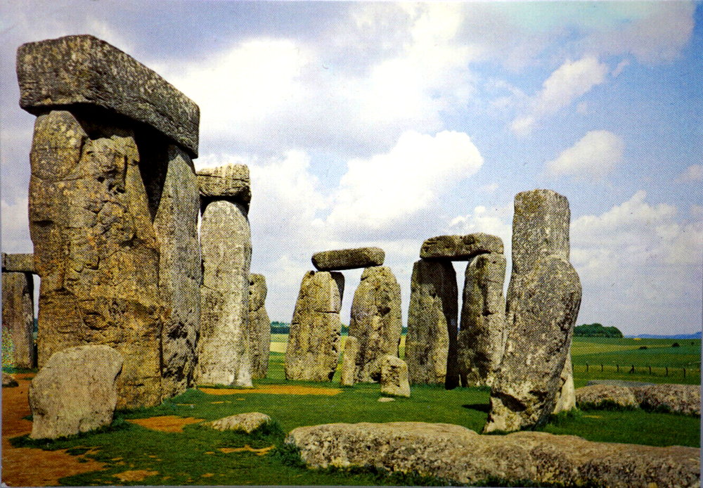 Postcard Stonehenge Salisbury Plain Wiltshire Prehistoric Megalithic Monument