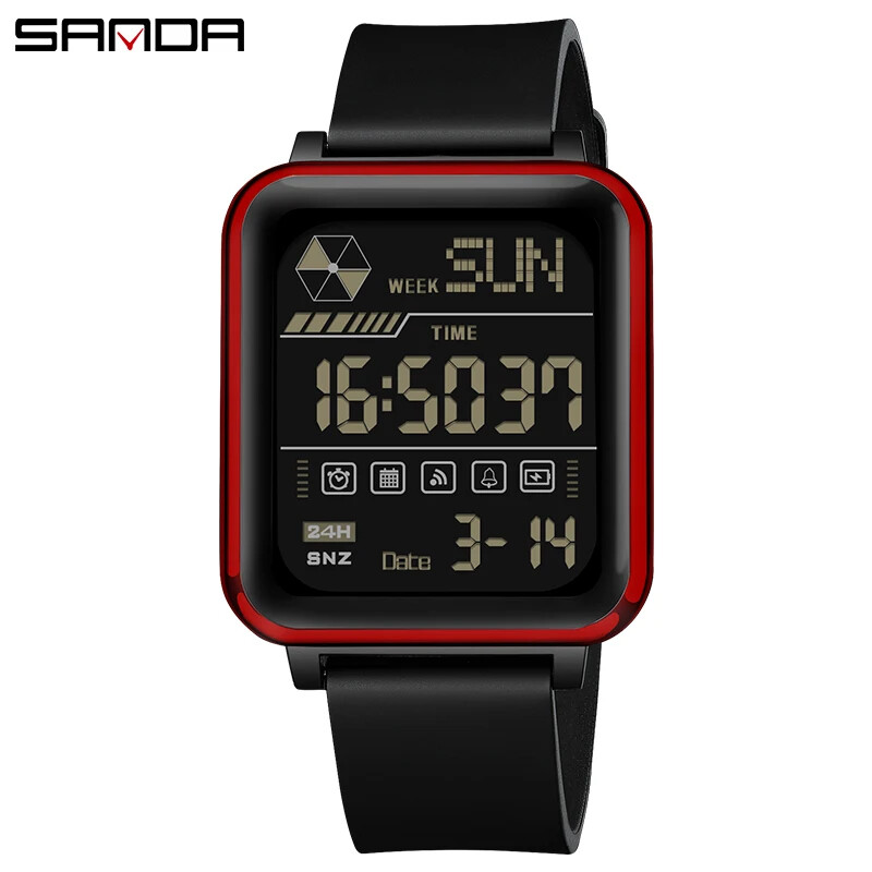 SANDA Digital Watch Men's Military Sports Watch Top Brand High end Luxury Watch