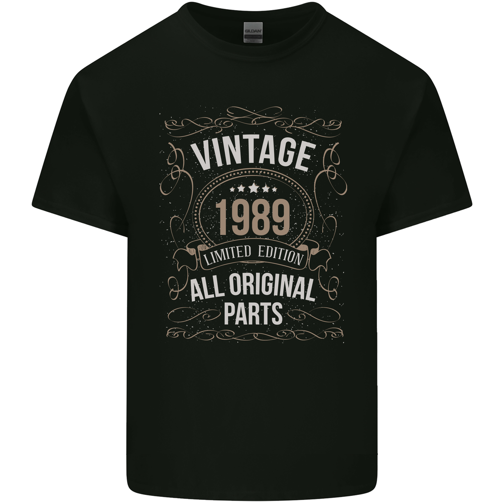 34th Birthday Limited Edition 1989 Mens Cotton T-Shirt Tee Top