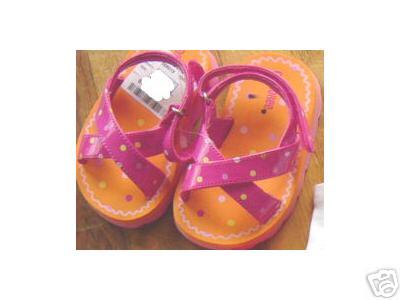 3 03 NWT GYMBOREE RAINBOW SHERBET SHERBERT SANDALS 9-12