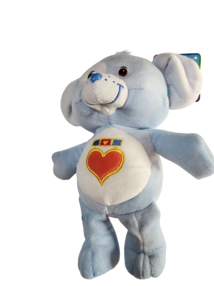 Care Bears cousins loyal heart dog Plush Toy Blue With Heart Tummy Graphic NAMCO