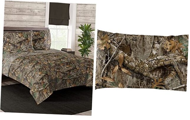Realtree Sheet Set 4-Piece King Realtree Edge