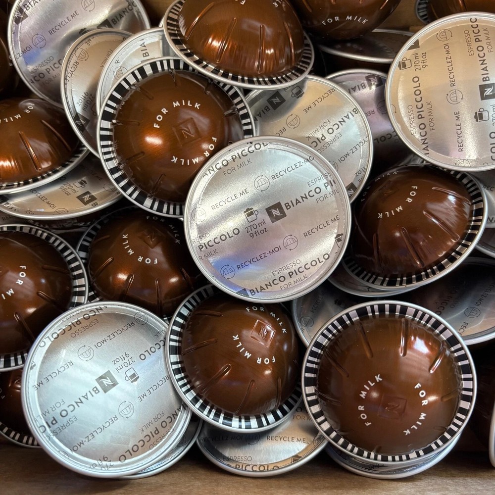 Nespresso Vertuo Bianco Piccolo Dark Roast Espresso Pods 100ct LOOSE/BULK