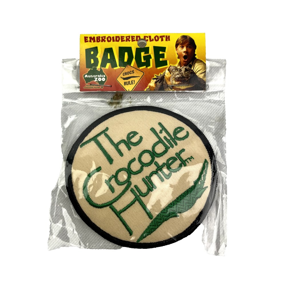 The Crocodile Hunter Vintage Iron-On Patch for Badges and Apparel