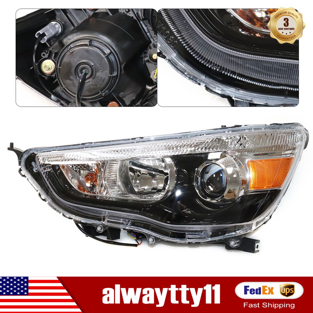 For 2011-2019 Mitsubishi Outlander Sport Left Driver Side Head lamp Headlight