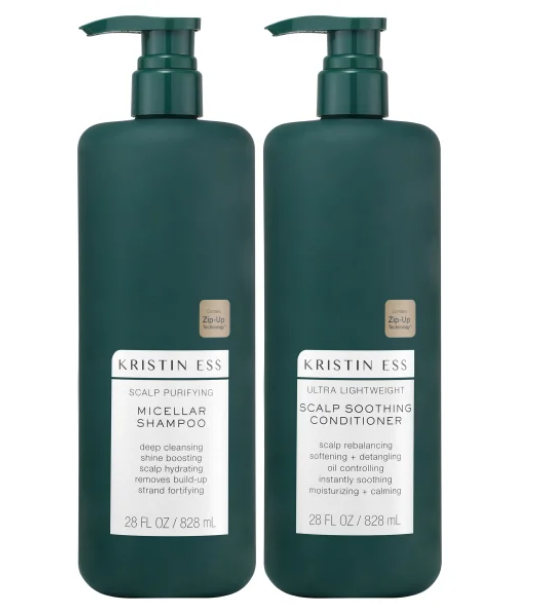 Kristin Ess Purifying Scalp Duo Shampoo and Conditioner Set 28 fl oz