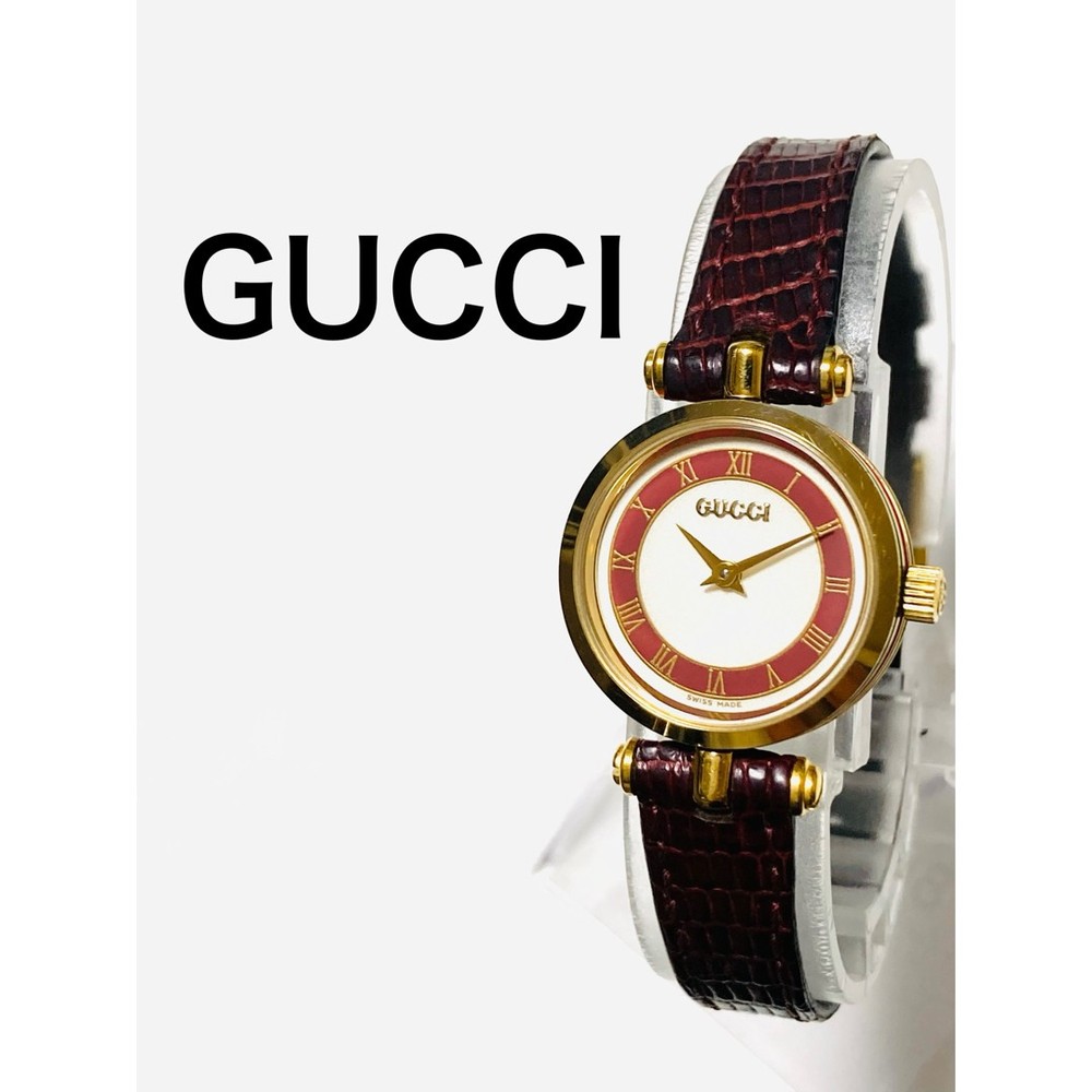 GUCCI Sherry Line Women's Watch with Genuine Belt in Excellent Condition
