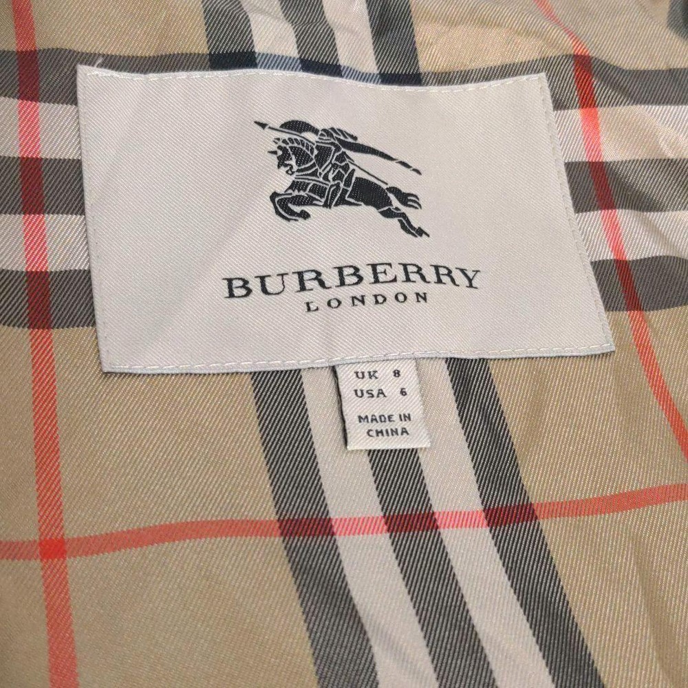 Burberry Nylon Trench Coat Woman from Japan