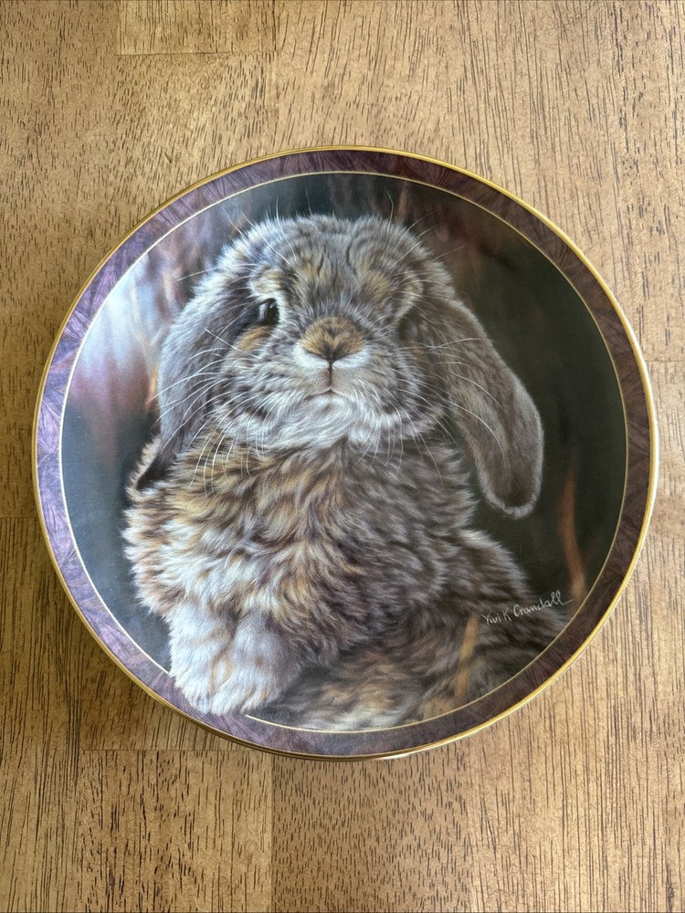 Vivi Crandall Bunny Tales Tail Feathers Collector Plate by Bradford Exchange