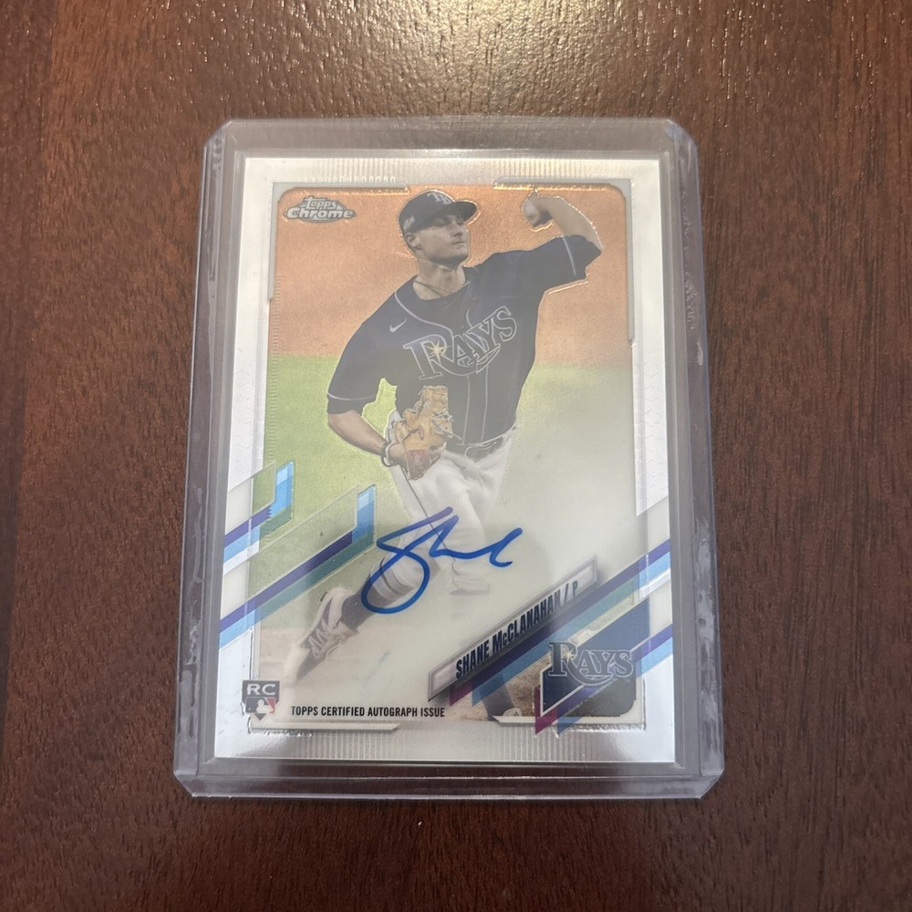 2021 Topps Chrome - Rookie Autographs #RA-SM Shane McClanahan (AU, RC)