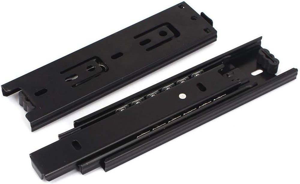 Furniture 6-inch Length Full Extension Drawer Slides Telescopic Ball Bearing ...