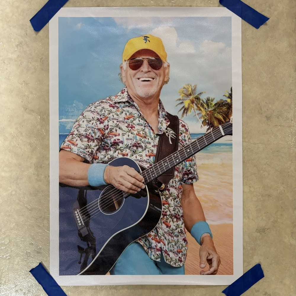 Jimmy Buffet - Margaritaville ✅ Wall Art Canvas Music Poster Print ✅ 12x18 inch
