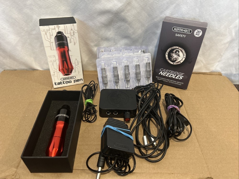 tattoo machine kit Bundle !!!WORMHOLE!!